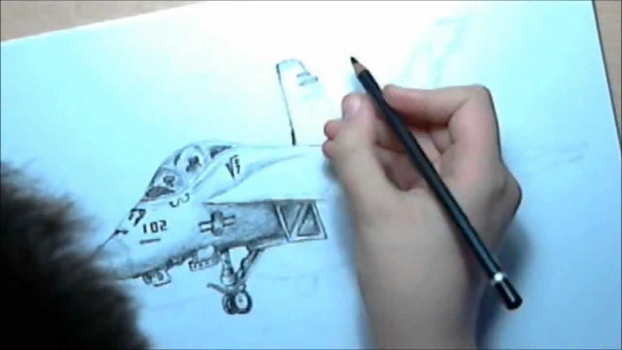 1280x720 Speed Drawing Boeing Fa 18 F Super Hornet - F 18 Sketch