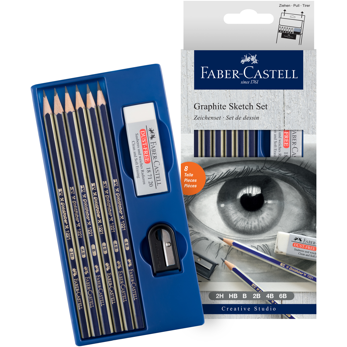1200x1200 Faber Castell Graphite Sketch Set Big W - Faber Castell Sketch