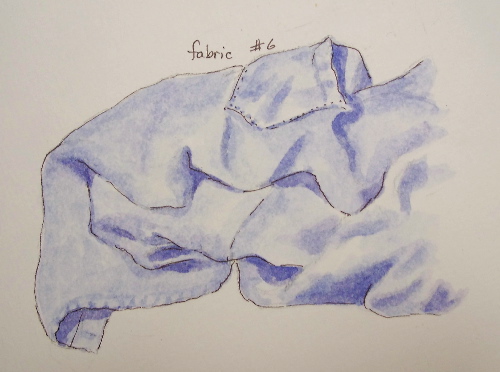 500x372 October Sketch A Day With Fabric - Fabric Sketch