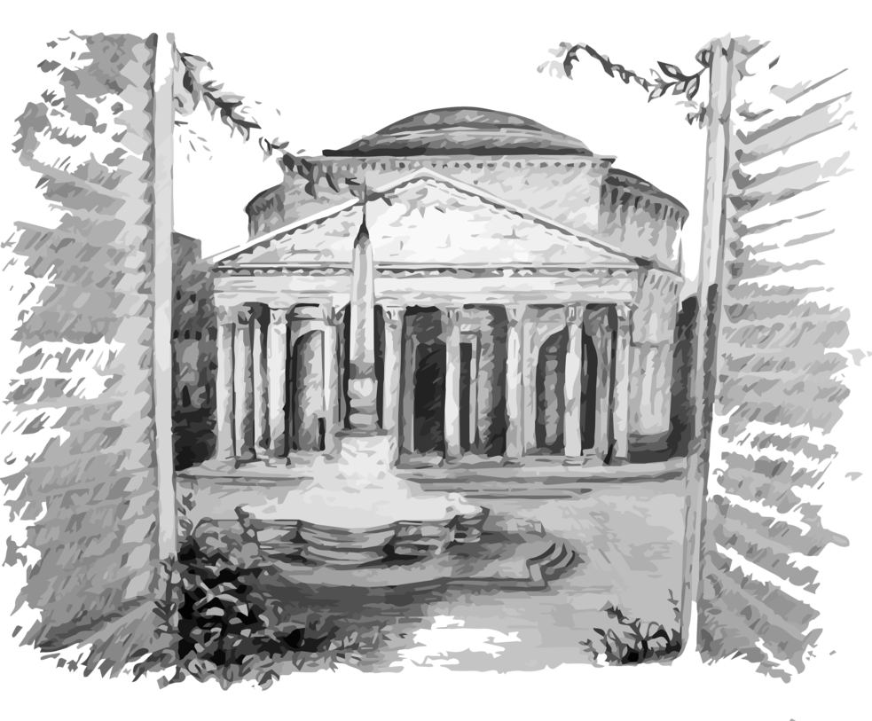 983x813 Drawing Architecture Facade Building Sketch - Facade Sketch