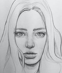 Face Art Sketch at PaintingValley.com | Explore collection of Face Art ...