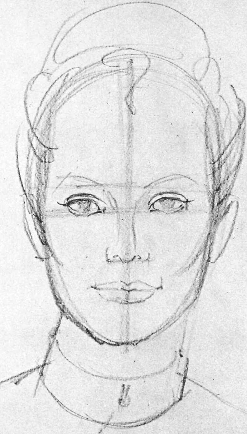 790x1387 Human Face Sketches - Face Art Sketch