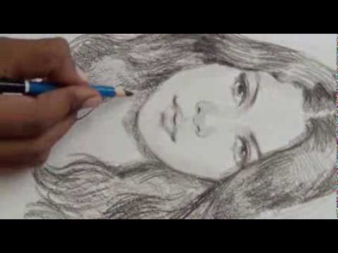 480x360 My Realistic Face Portraithow To Draw Female Face Pencil - Face Art Sketch