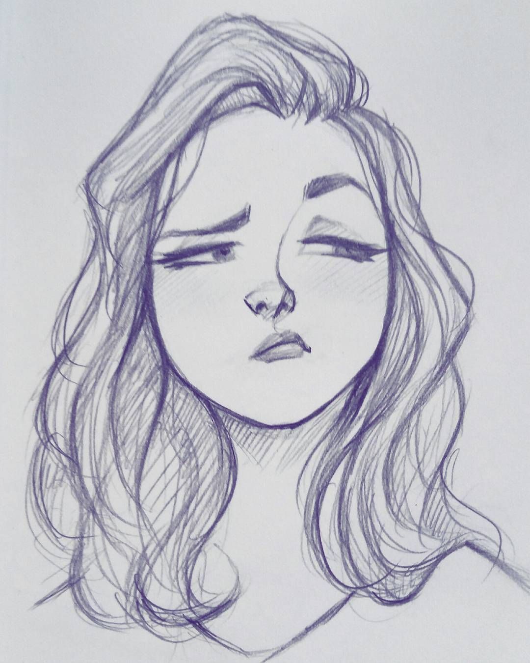 1080x1350 Pin By Michelle Koo On Draw Drawings, Art Sketches - Face Art Sketch