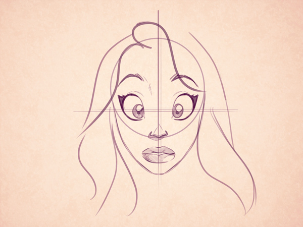 600x450 Cartoon Fundamentals How To Draw The Female Form - Face Cartoon Sketch