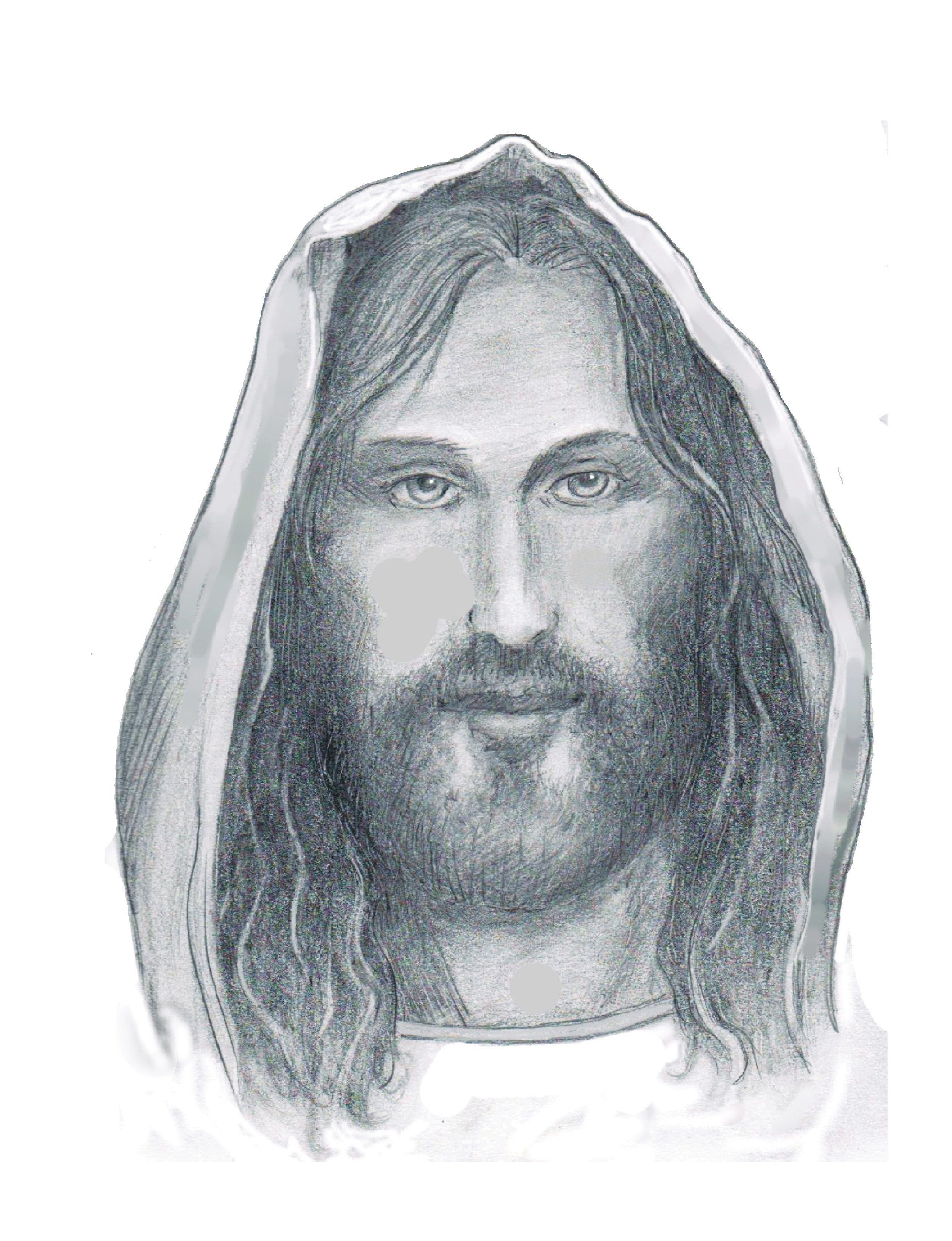 2498x3255 Drawing The Face Of Jesus Seeking Spiritual Expression In The - Face Of Jesus Sketch