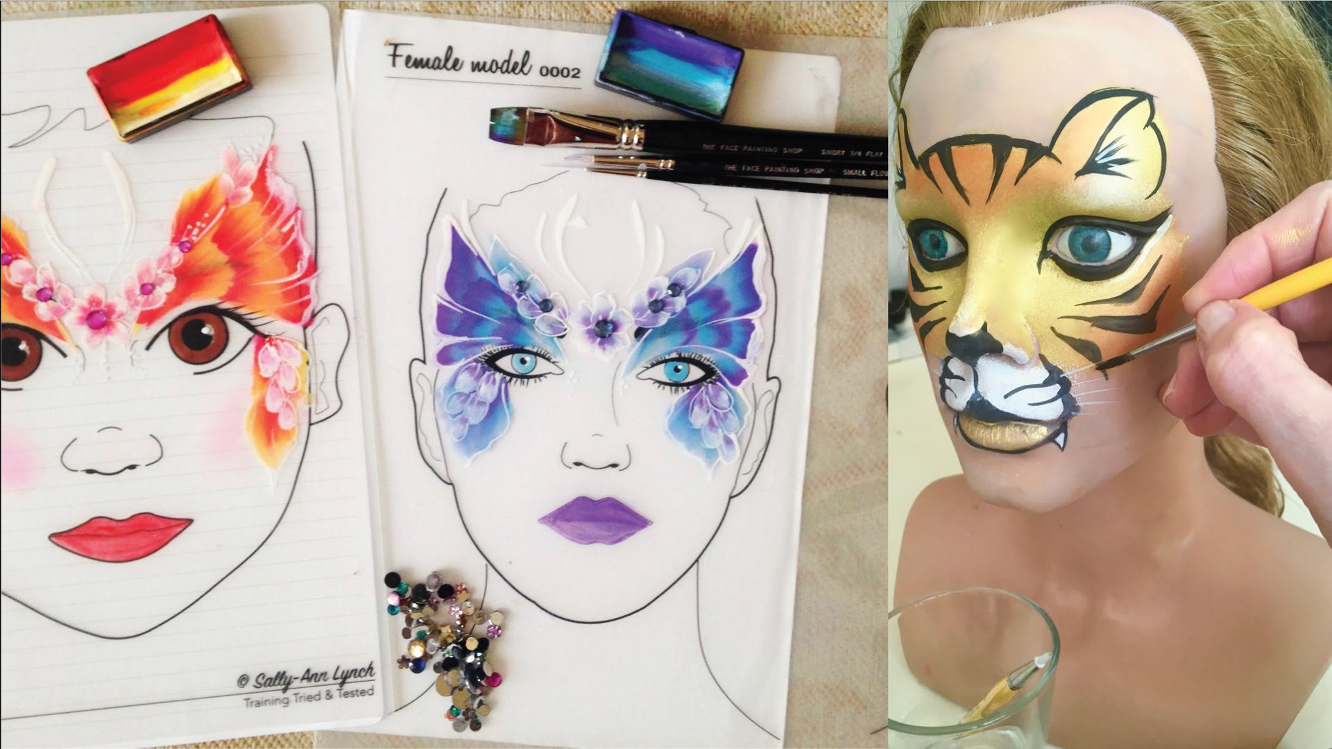 1920x1080 Fun Face Painting Practice, Without Kids! - Face Painting Sketch