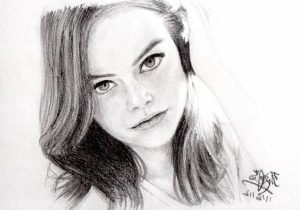 300x210 Pencil Humans Face Like Sketches Pencil Sketch Face Painting Human - Face Painting Sketch