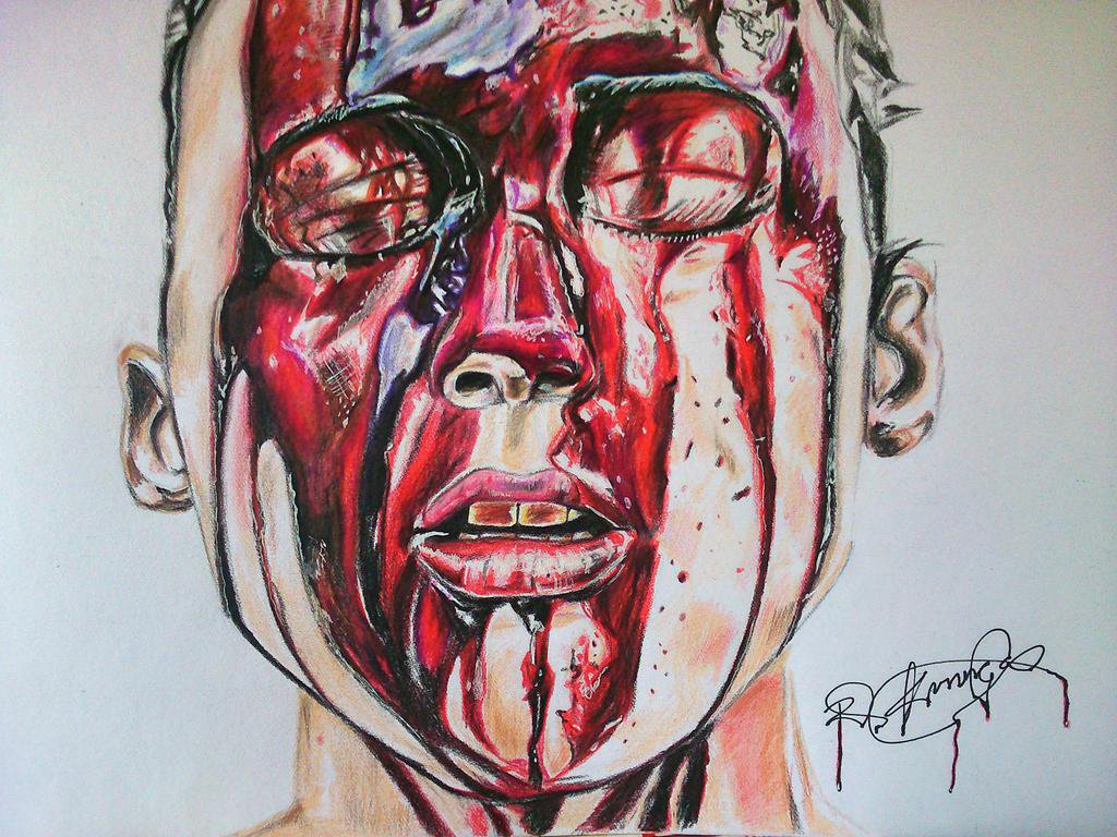 1024x768 Ravi Koranga On Twitter - Face Painting Sketch