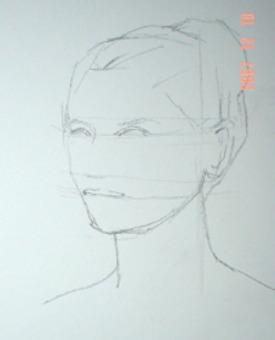 275x340 Create A Pencil Drawing Of A Face - Face Painting Sketch