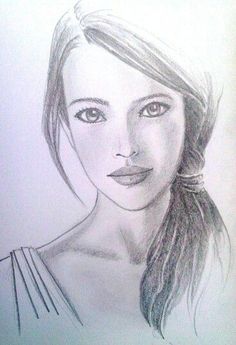 236x345 Pencil Sketch Girl Tats Drawings, Sketches And Art - Face Pencil Sketch