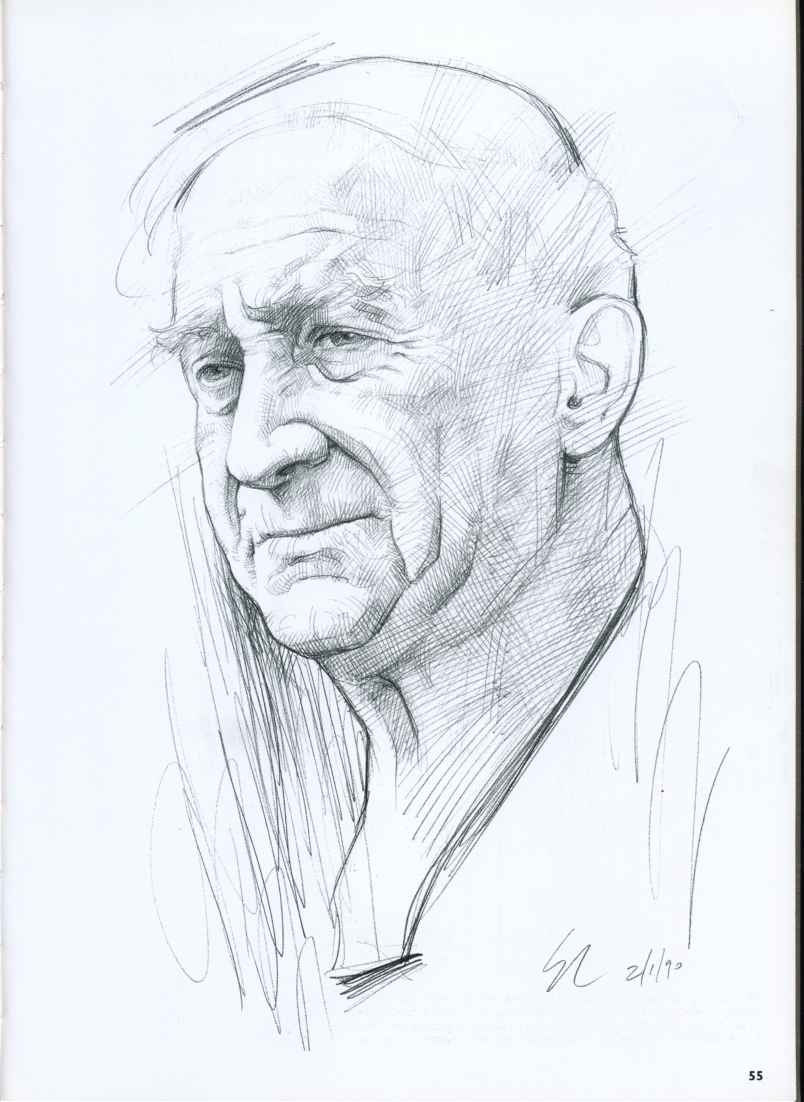 804x1102 Portrait Studies - Face Portrait Sketch