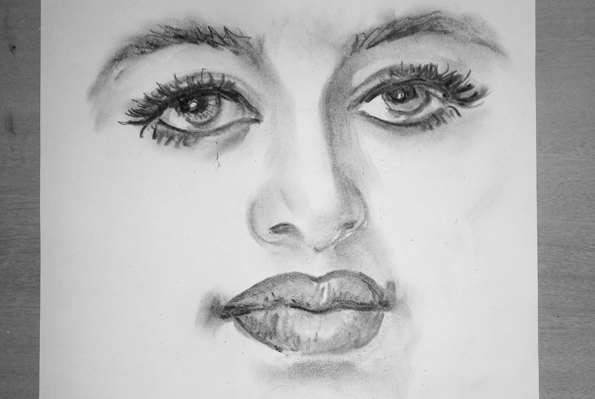 1918x1287 Face Drawing Tutorial For Beginners - Face Portrait Sketch