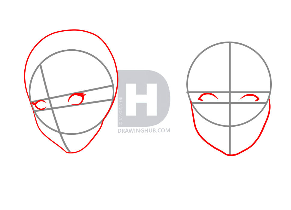 968x698 How To Draw An Easy Face, Step By Step, Drawing Guide, By - Face Shape Sketch