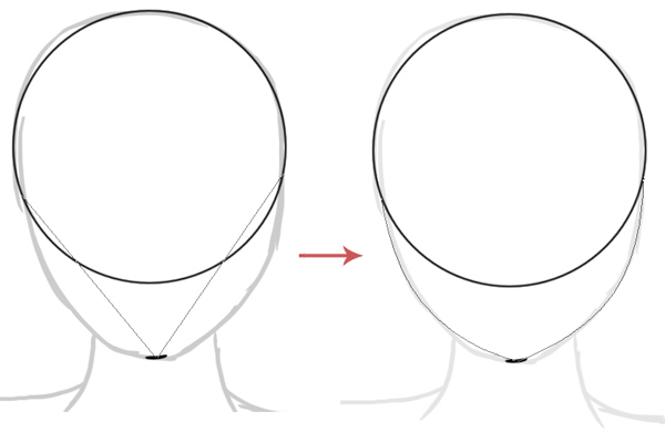 600x390 Creating A Vector Anime Character In Adobe Photoshop - Face Sketch Anime