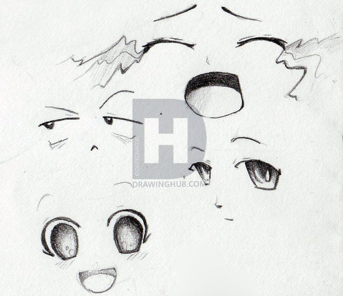 676x584 How To Sketch Anime Girls, Step By Step, Drawing Guide, By - Face Sketch Anime