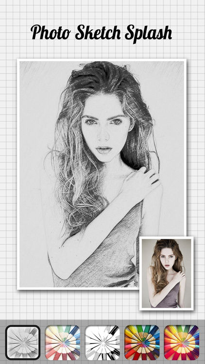 422x750 Photo Sketch My Pencil Drawing By Dawen Huang - Face Sketch App