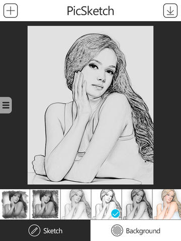 360x480 Picsketch App For Iphoneipad Creates Beautiful, Realistic Pencil - Face Sketch App