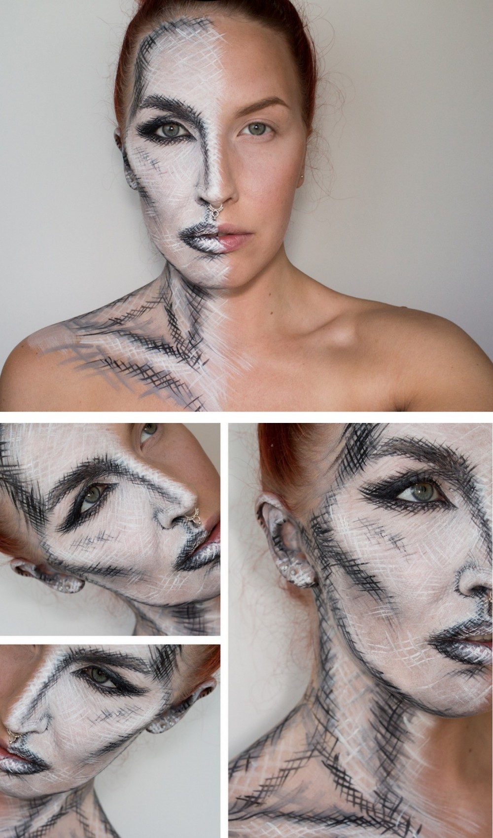 Face Sketch Makeup at PaintingValley com Explore 