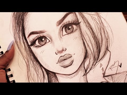 480x360 How I Draw From Reference - Face Sketch Reference