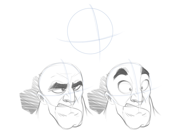 600x450 Cartoon Fundamentals How To Draw A Cartoon Face Correctly - Face Sketch Tutorial