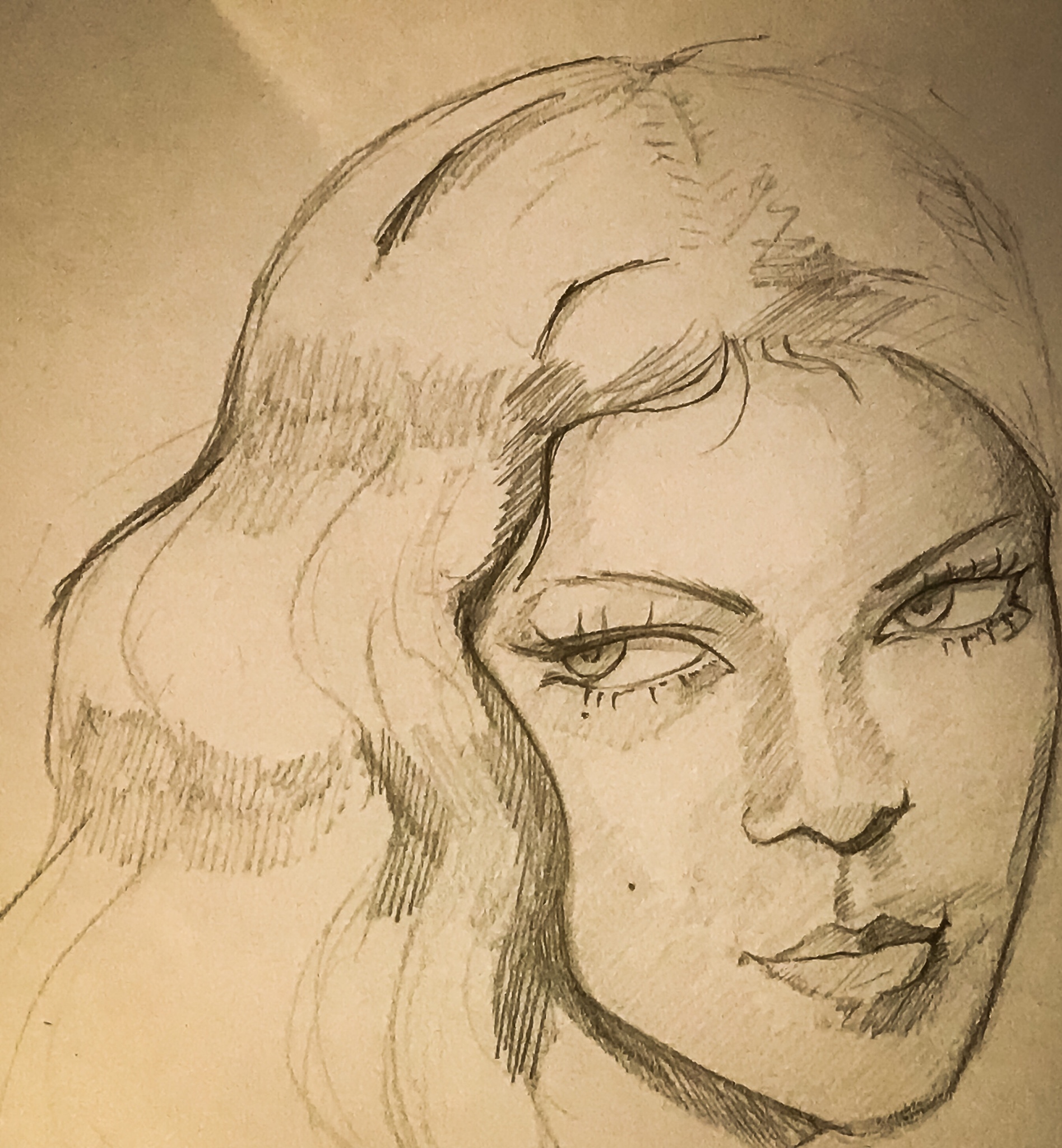 1895x2048 Face Study Drawing - Face Study Sketch