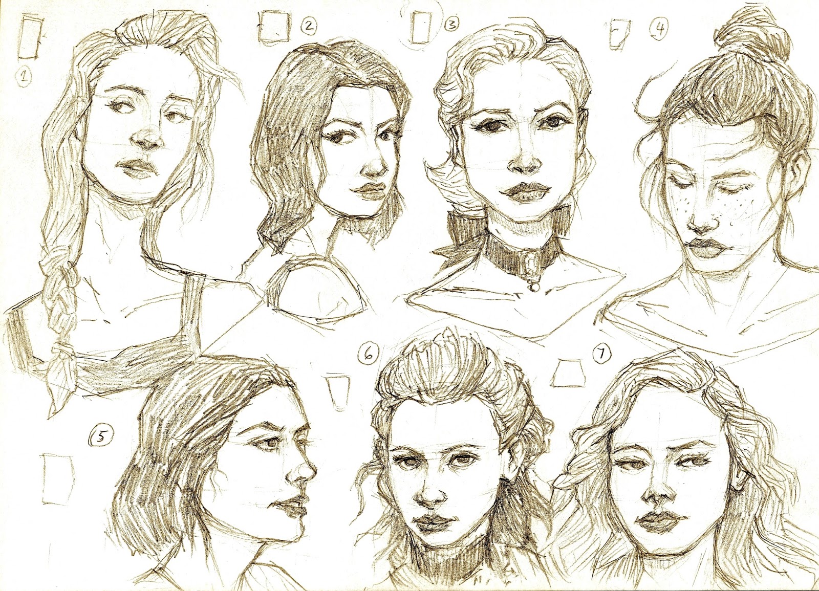 1600x1155 The Robot With The Light Bulb Face Sketches - Face Study Sketch