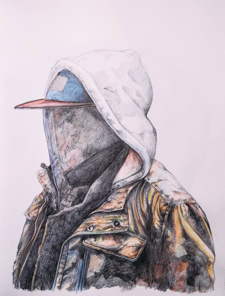 770x1012 Faceless Drawing By Zoe Lunar Saatchi Art - Faceless Sketch