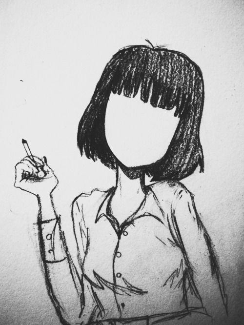 500x666 Faceless Tattoos) - Faceless Sketch