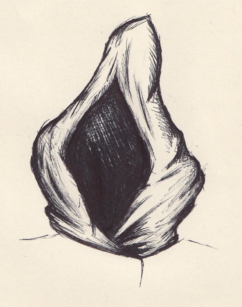 795x1006 Small Sketch, Faceless Man By Dfalkcreative - Faceless Sketch