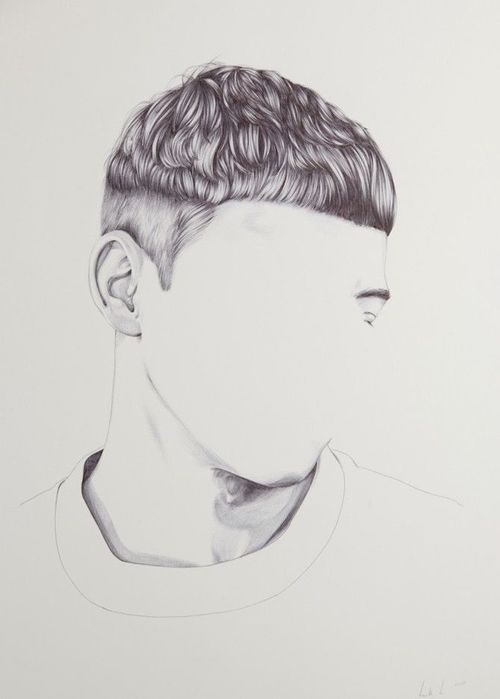500x699 Faceless Shared By Creepy Kpoper On We Heart It - Faceless Sketch