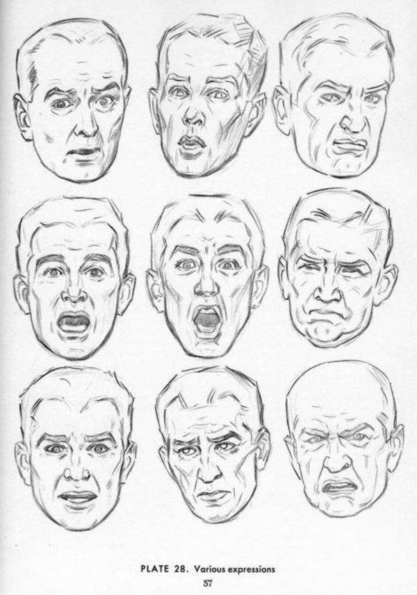 Facial Expression Sketches At Paintingvalley Com Explore Collection Of Facial Expression Sketches