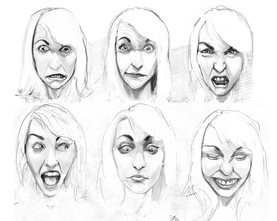 draw face expressions