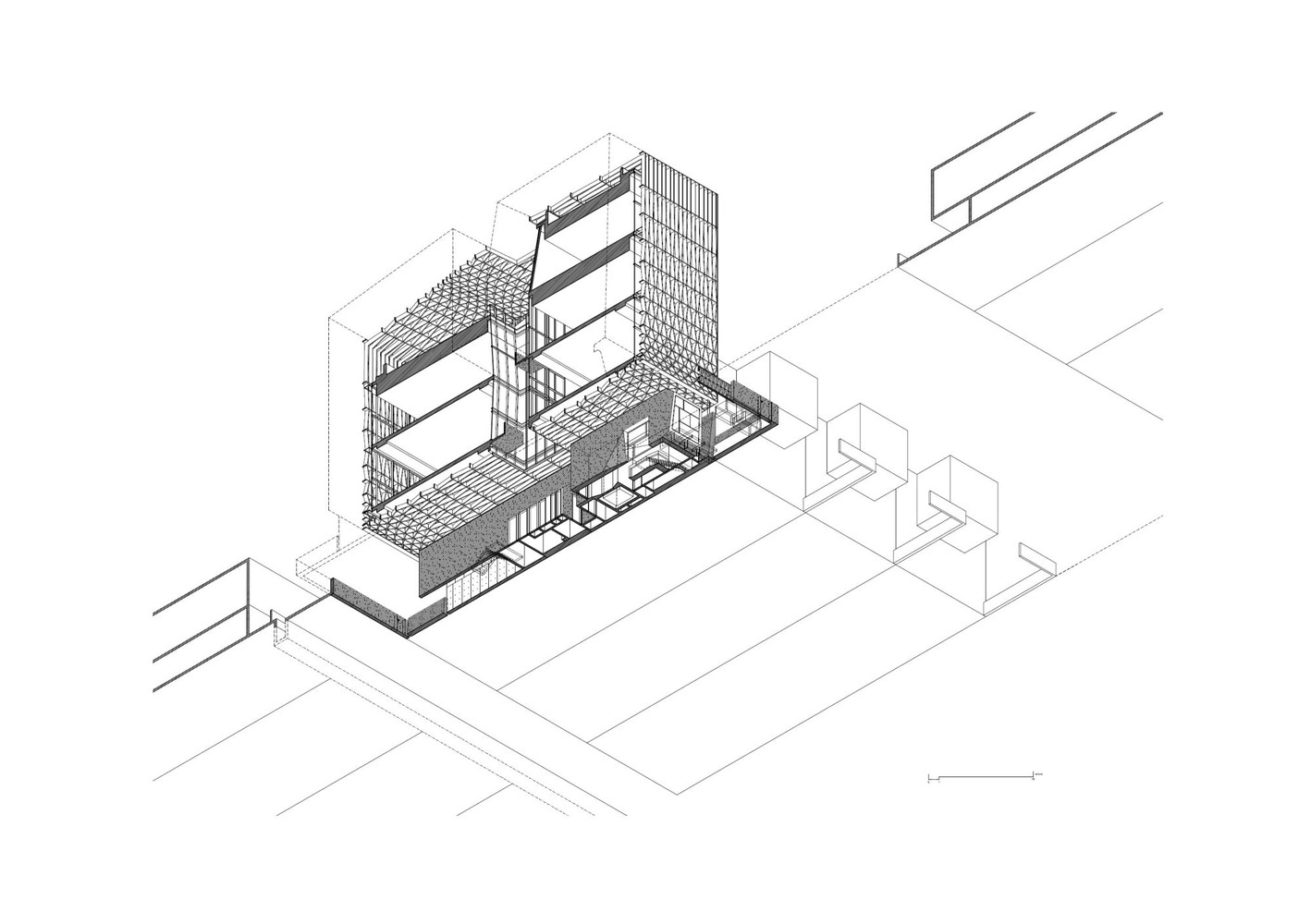 1418x1000 Gallery Of A Simple Factory Building Pencil Office - Factory Building Sketch