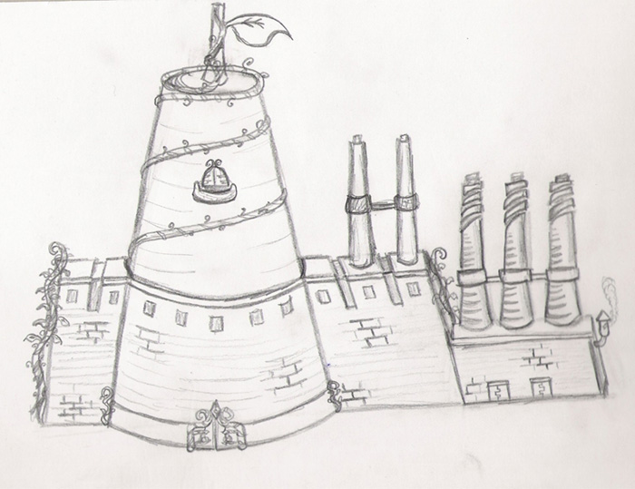 700x539 Tsgk Factory Sketch By Xander Son Of Xereus - Factory Sketch