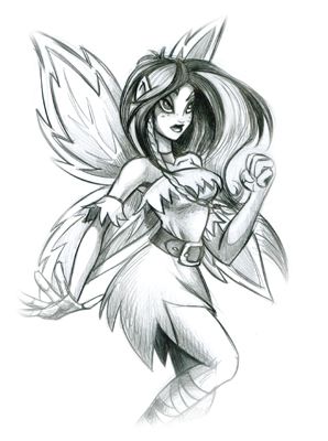 298x400 Illusen Earth Faerie Sketch Websites In 2018 - Faerie Sketch