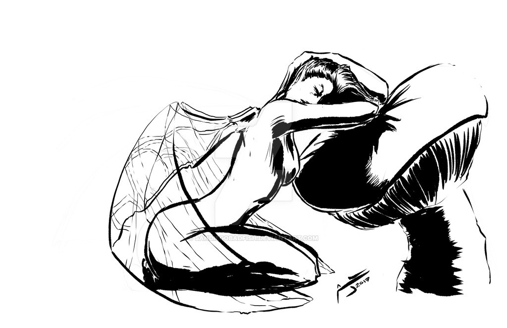 1024x663 Artstation - Faerie Sketch