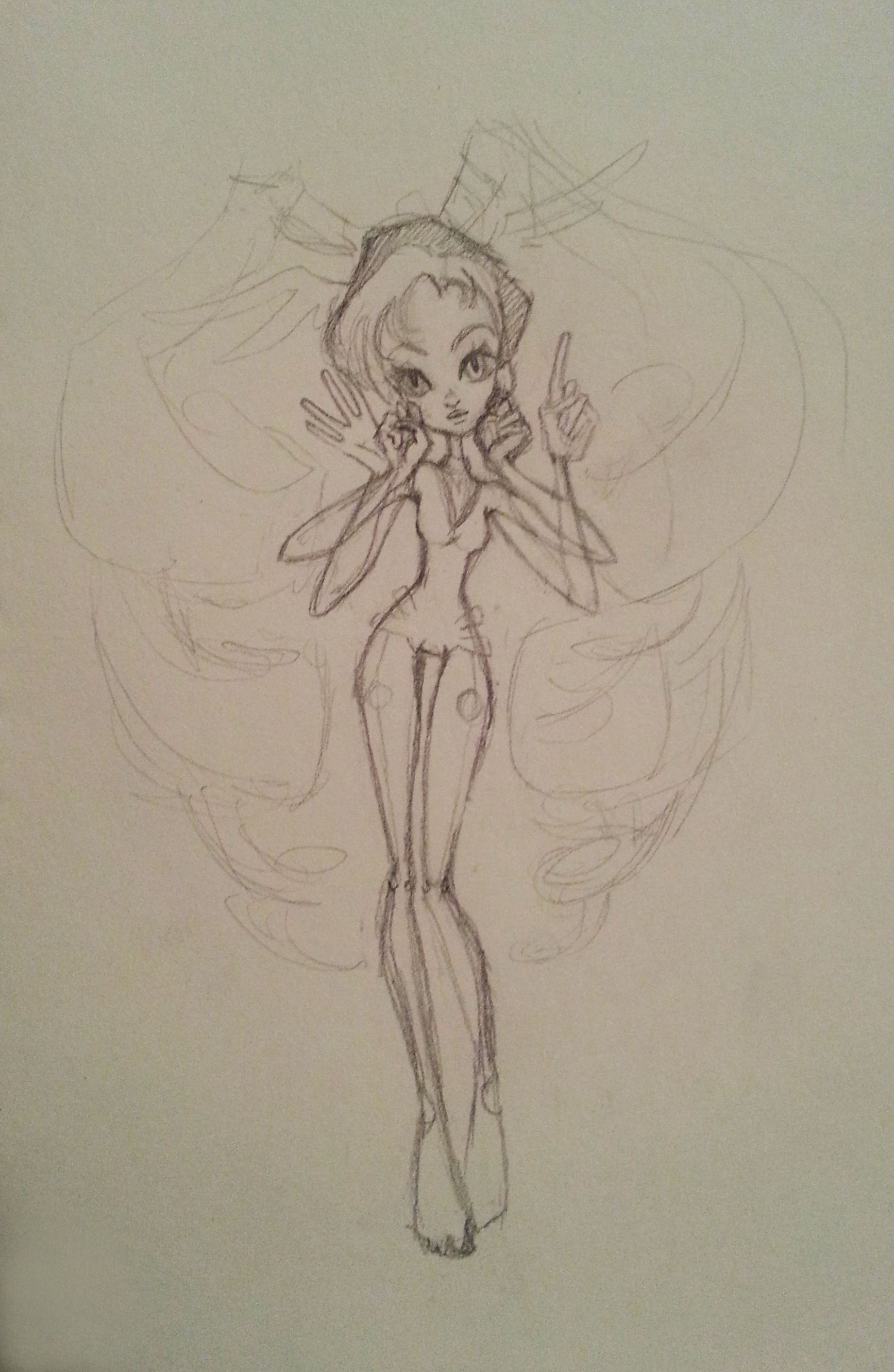 1841x2825 Ghost In The Machine Sketch Fair Rabbit Art - Fair Sketch