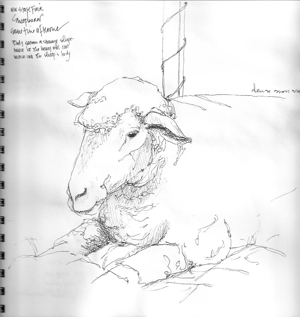 999x1053 Suzanne I Am Minnesota State Fair Sketch Out - Fair Sketch