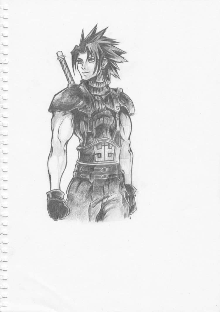 751x1064 Zack Fair Sketch - Fair Sketch