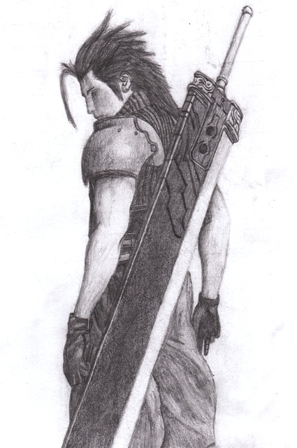 425x640 Zack Fair Sketch By Anubisx10 - Fair Sketch