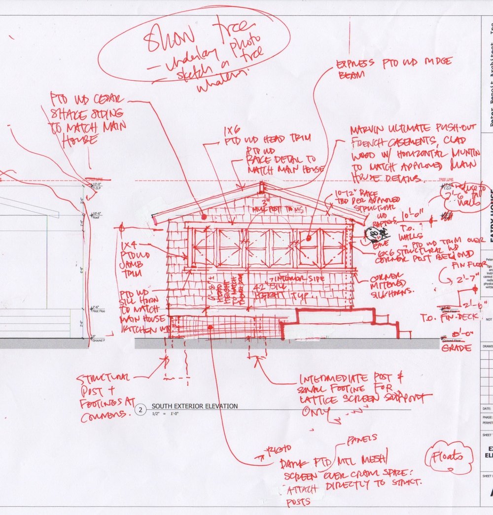 1000x1045 Fairy House Peter Benoit Architect, Inc. - Fairy House Sketch