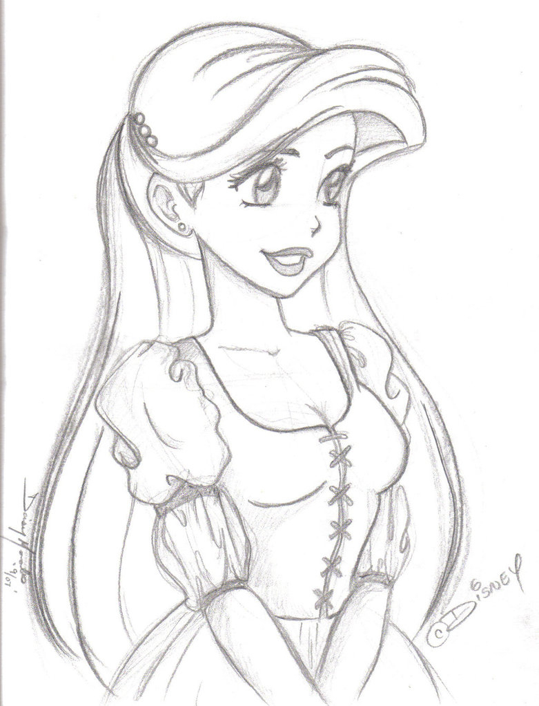 781x1022 Fairy Pencil Sketch - Fairy Pencil Sketch
