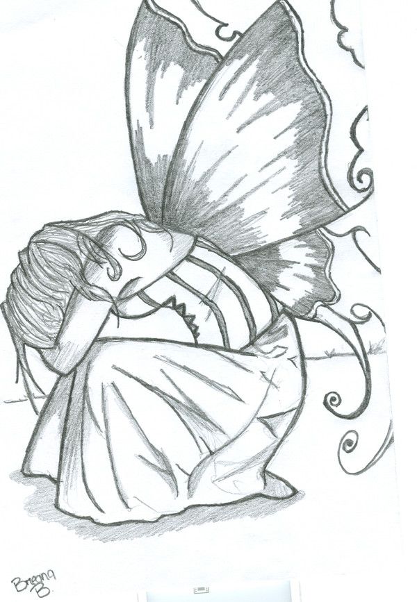 Fairy Pencil Sketch at Explore collection of Fairy