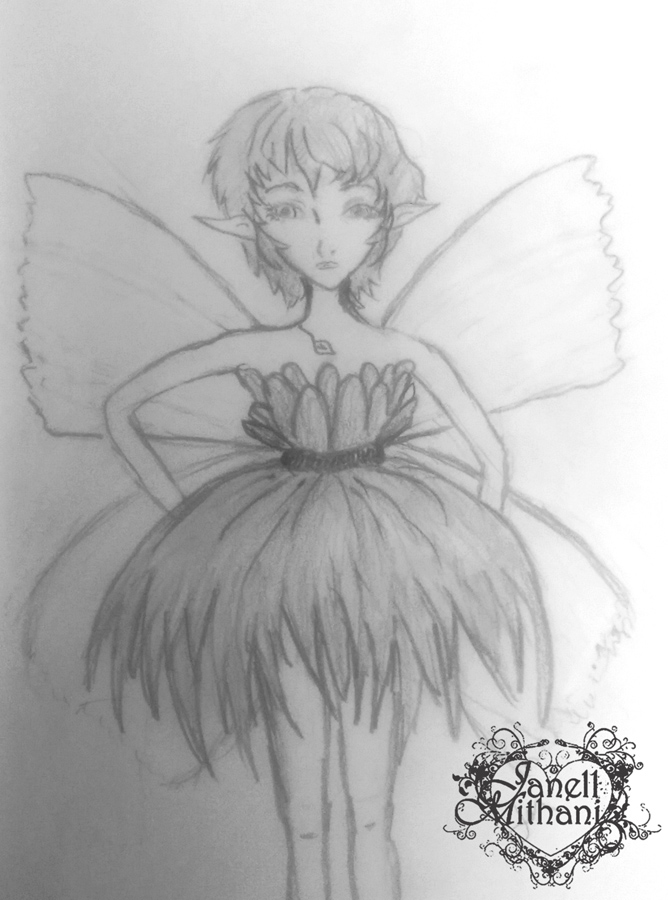 668x900 Fairy Sketch - Fairy Sketch