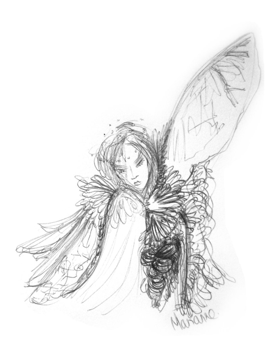 Fairy Sketches Black And White Chelss Chapman - my little fairy sketch roblox