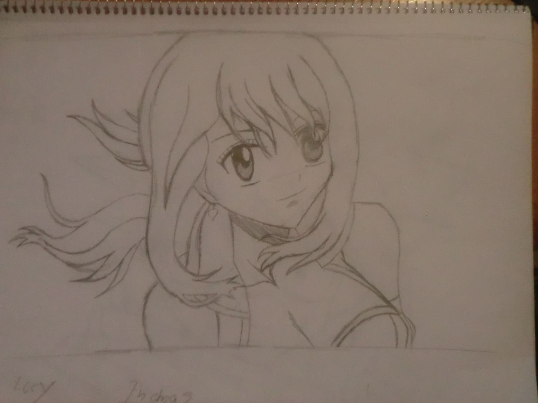 2048x1536 Sketch Day 21 Lucy From Fairy Tail Icerycat Art And Anime Blog - Fairy Tail Sketch