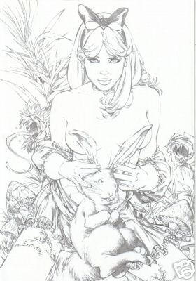 280x400 Grimm Fairy Tales Return To Wonderland 0 Goth Sketch Virgin - Fairy Tale Sketch