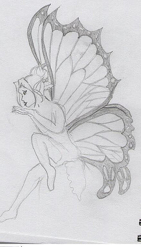286x500 Fairy Wings It Was The Wings I Wanted To Concentrate On. - Fairy Wings Sketch