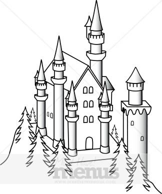324x388 Fairytale Castle Clipart Kids Menu Clipart - Fairytale Castle Sketch